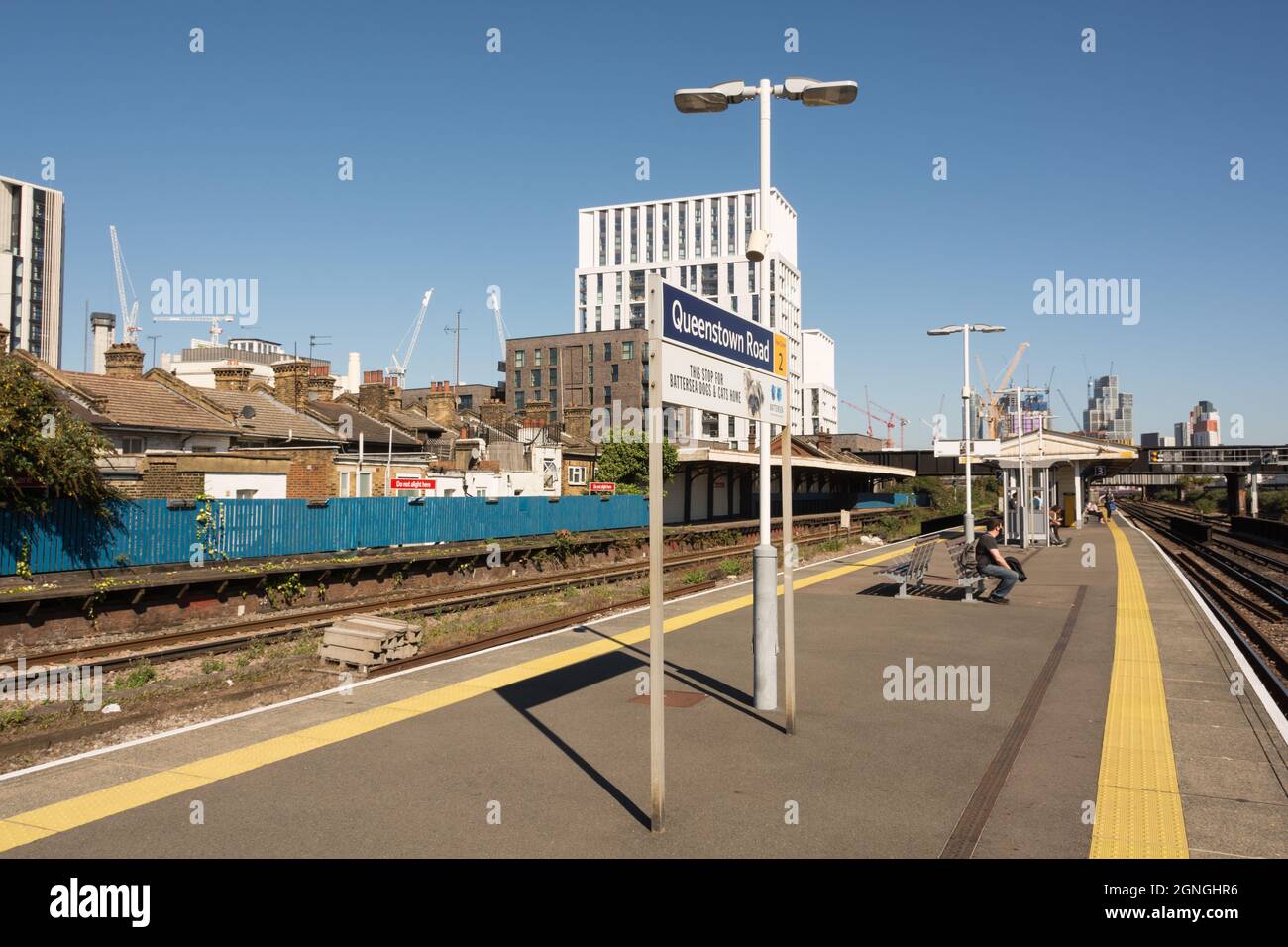Gare de Queenstown Road, South Western Railway, Battersea, Londres, Angleterre, Royaume-Uni Banque D'Images