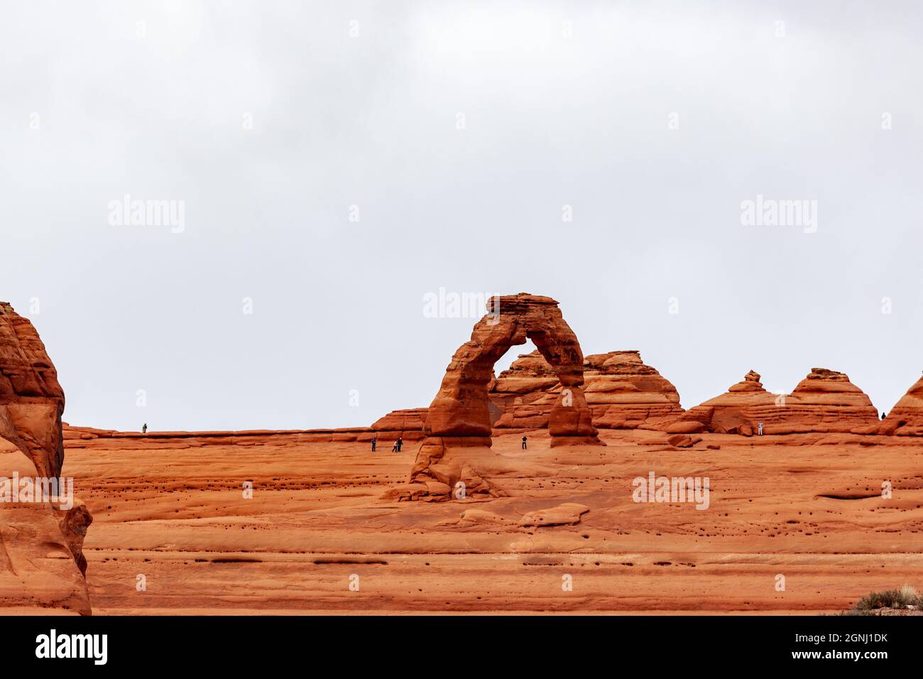 arche délicate, arches parc national désert rock vista moab utah usa Banque D'Images