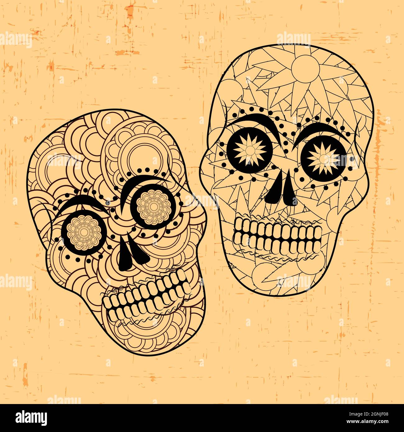 Dia de los Muertos Illustration de Vecteur