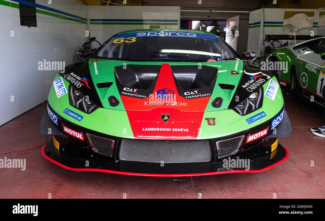 Poster Supercar Lamborghini Huracan Verte - Décoration Murale Chambre Voiture Sport 20x30cm