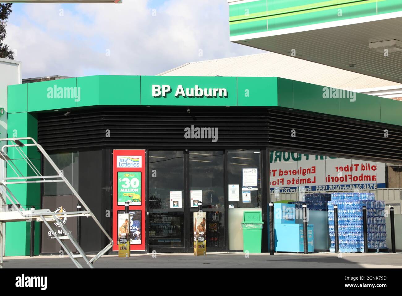 BP Auburn, Stubbs Street, CNR Parramatta Rd, Auburn NSW 2144 Banque D'Images