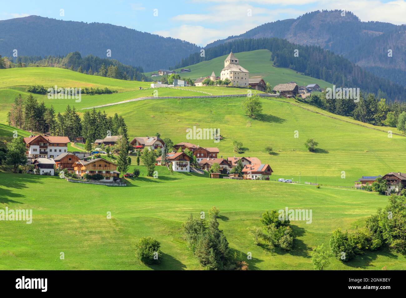 Castel Tor, Val Badia, San Martino à Badia, Haut-Adige, Dolomites, Tyrol du Sud, Italie Banque D'Images