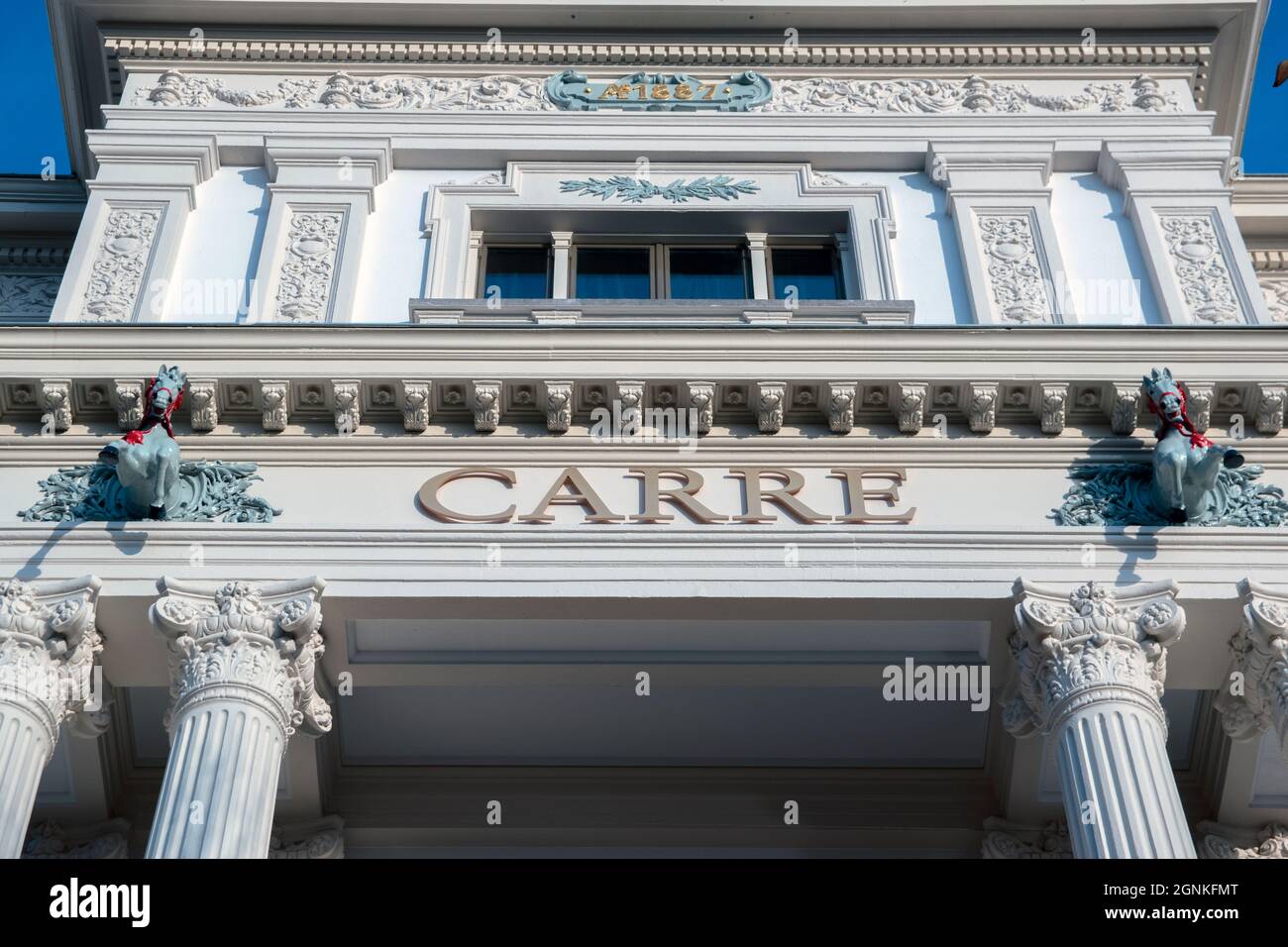 Bâtiment Carre à Amsterdam pays-Bas 2019 Banque D'Images