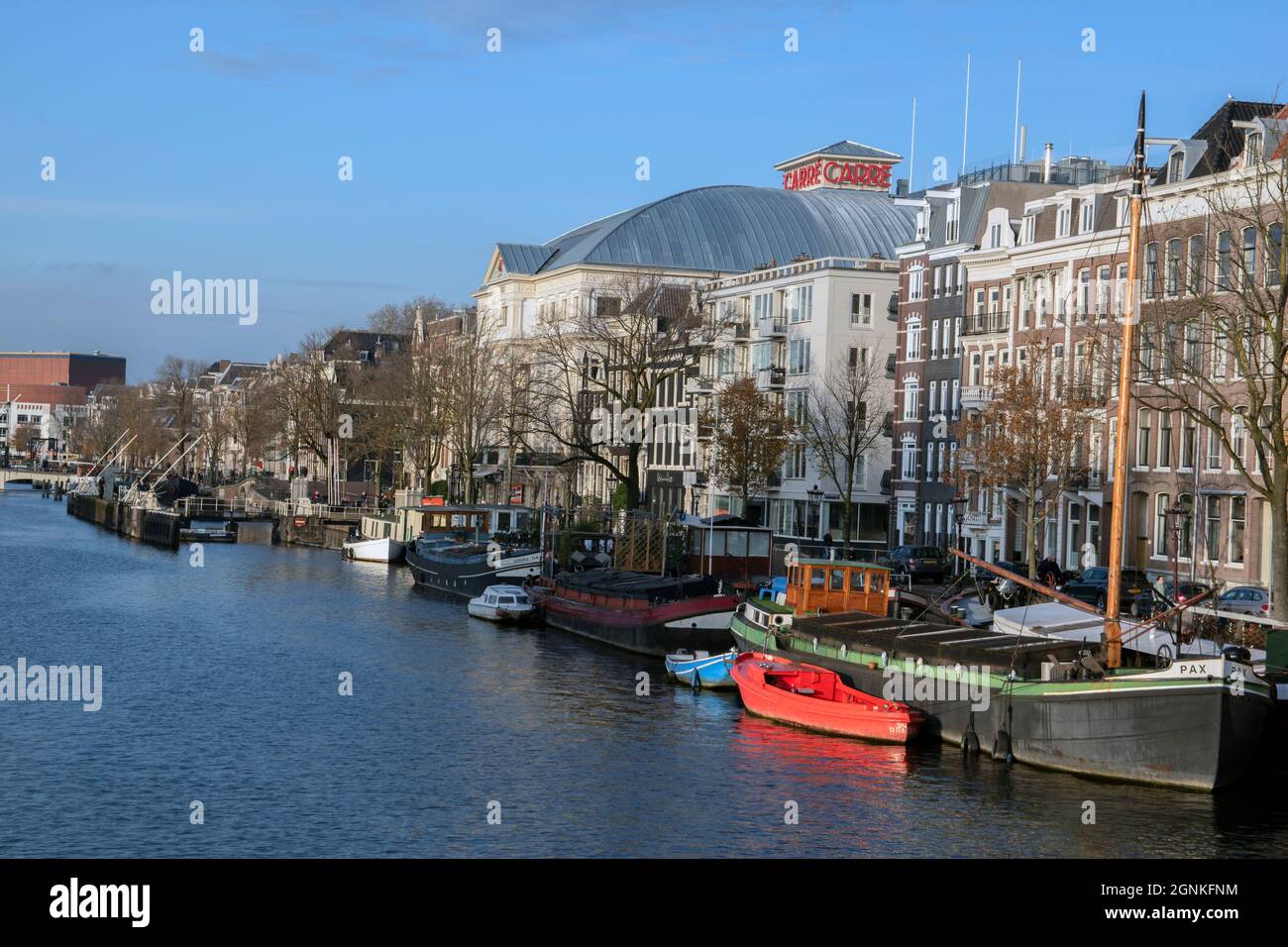 Bâtiment Carre à Amsterdam pays-Bas 2019 Banque D'Images