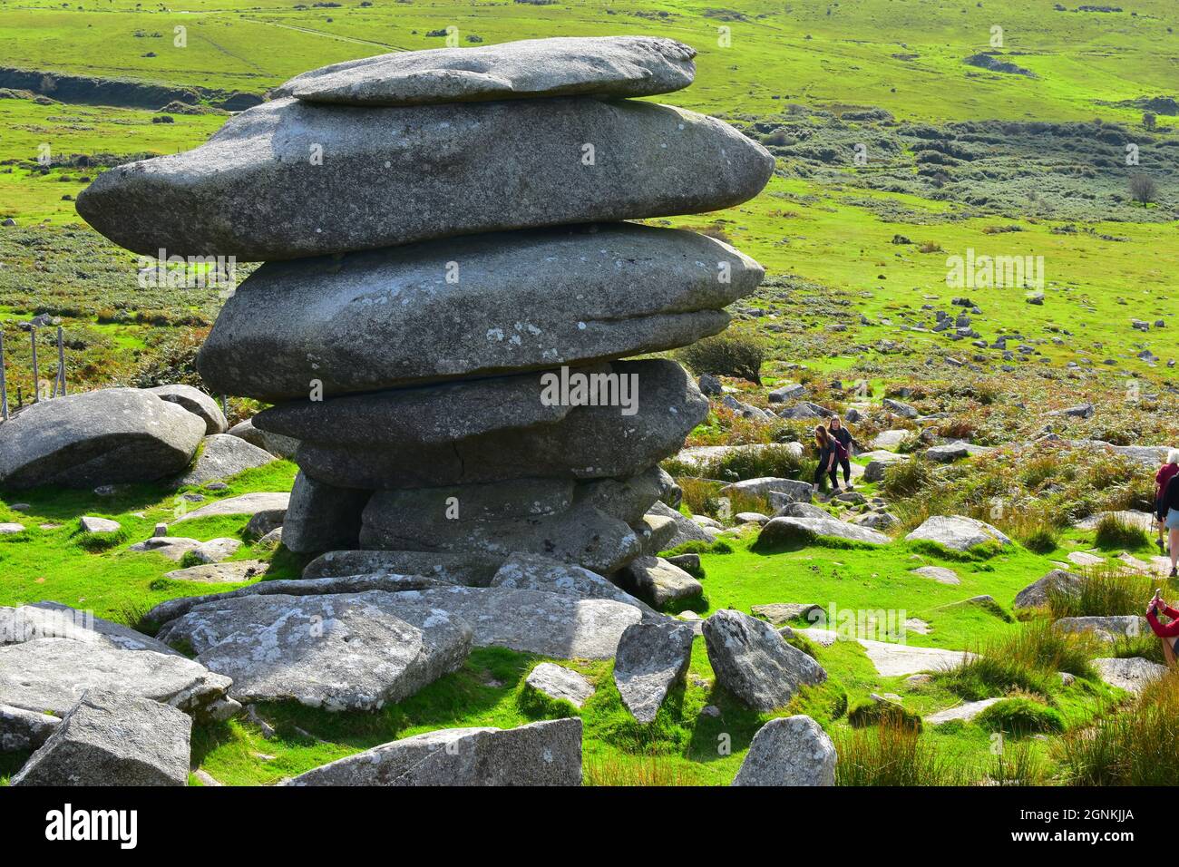 The Hurlers (cercle de pierre), sous-fifres, Bodmin Moor, Cornwall, Angleterre, Royaume-Uni, Europe Banque D'Images