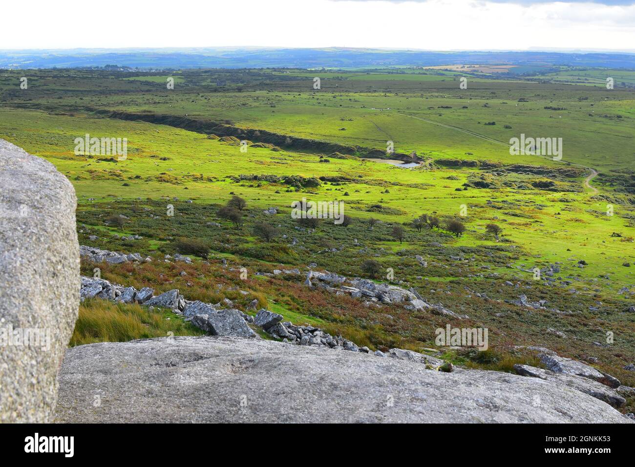 The Hurlers (cercle de pierre), sous-fifres, Bodmin Moor, Cornwall, Angleterre, Royaume-Uni, Europe Banque D'Images