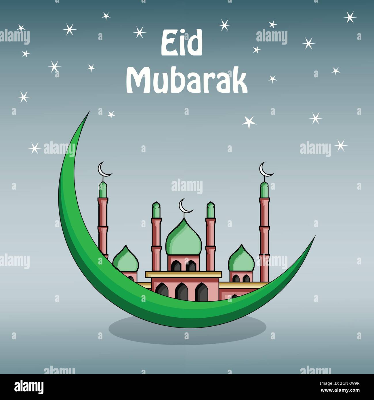 EID Festival musulman de fond Illustration de Vecteur