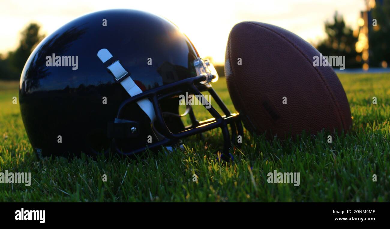 Football américain de la Jeunesse Banque D'Images