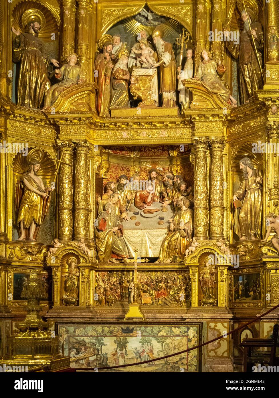 Corpus Christi, cathédrale de Palma Banque D'Images