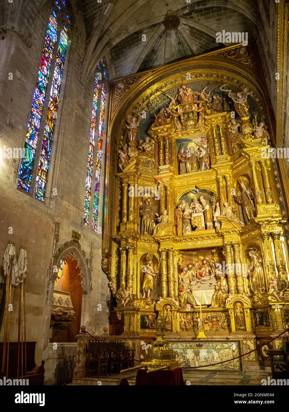 Corpus Christi, cathédrale de Palma Banque D'Images