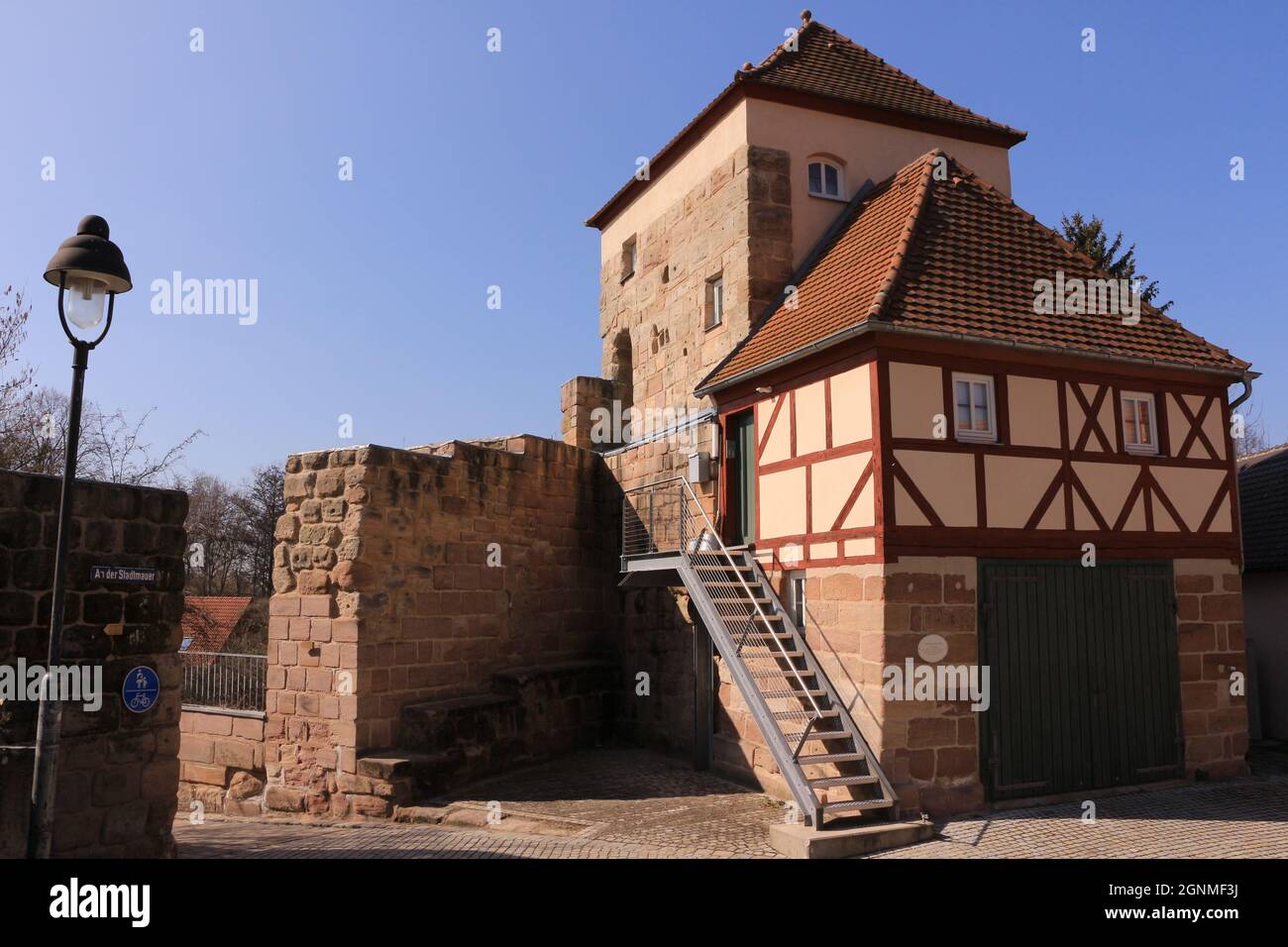 Impressionen aus der Altstadt von Hilpoltstein dans le Bayern Banque D'Images