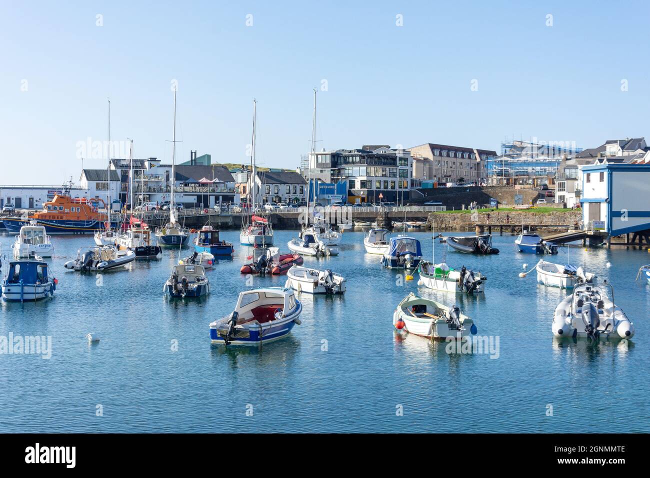 Portrush Harbour, Portrush (Port Rois), Comté d'Antrim, Irlande du Nord, Royaume-Uni Banque D'Images