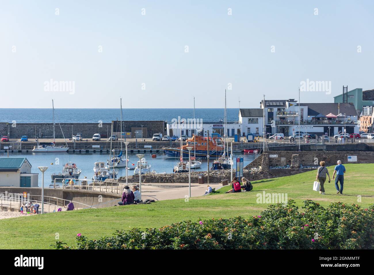Portrush Harbour, Portrush (Port Rois), Comté d'Antrim, Irlande du Nord, Royaume-Uni Banque D'Images