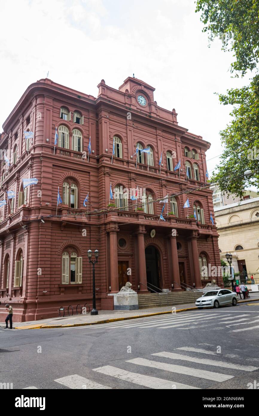 Palais des Lions, bâtiment municipal de la ville de Rosario, Argentine Banque D'Images