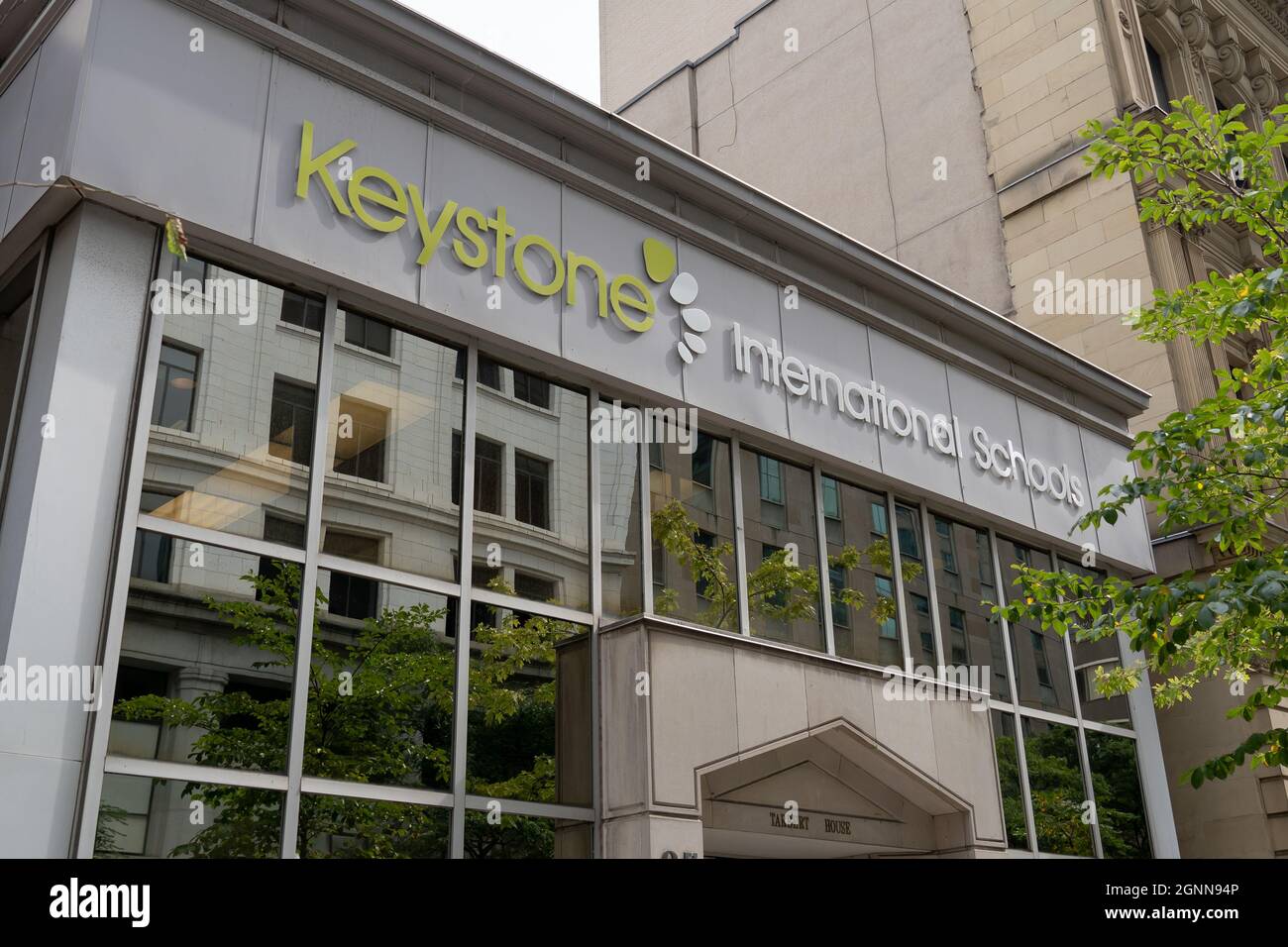 Toronto, ON, Canada -le 25 septembre 2021 : Keystone International Schools à Toronto. Banque D'Images