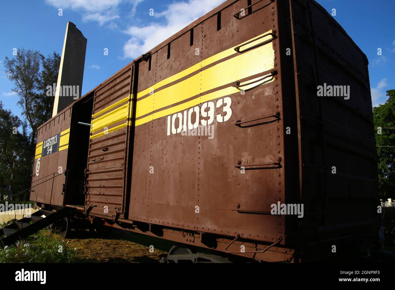 Le train blindé spécial -Tren Blindado-Santa Clara, Cuba Banque D'Images