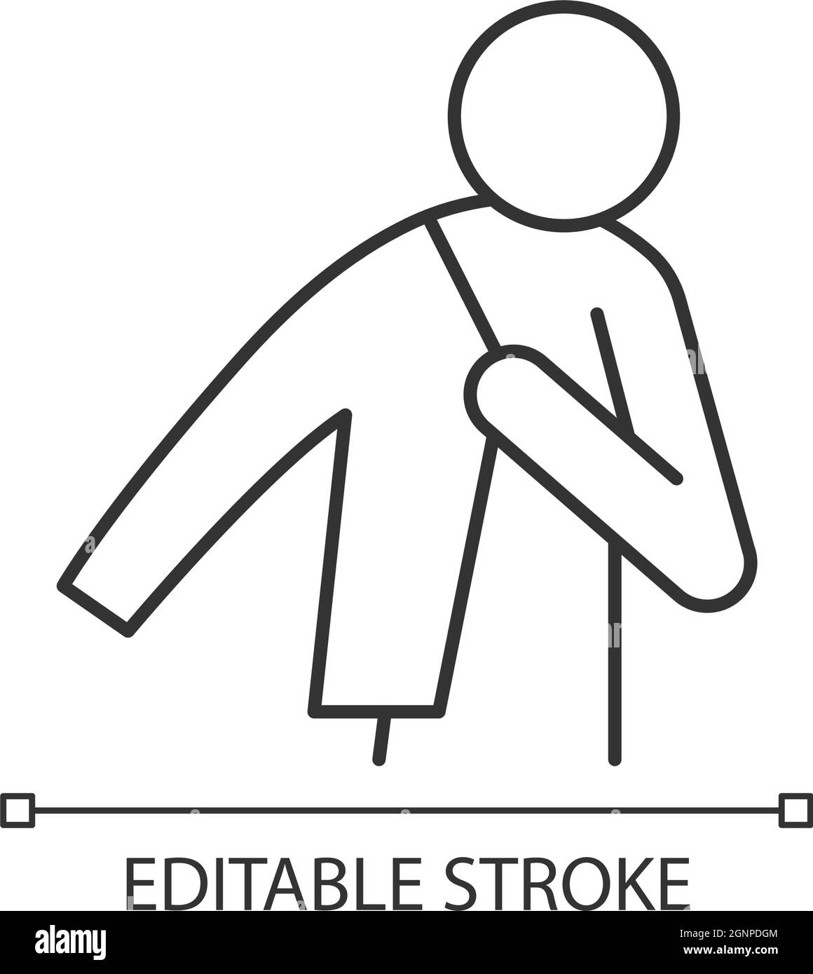 Icône habillage linéaire Illustration de Vecteur