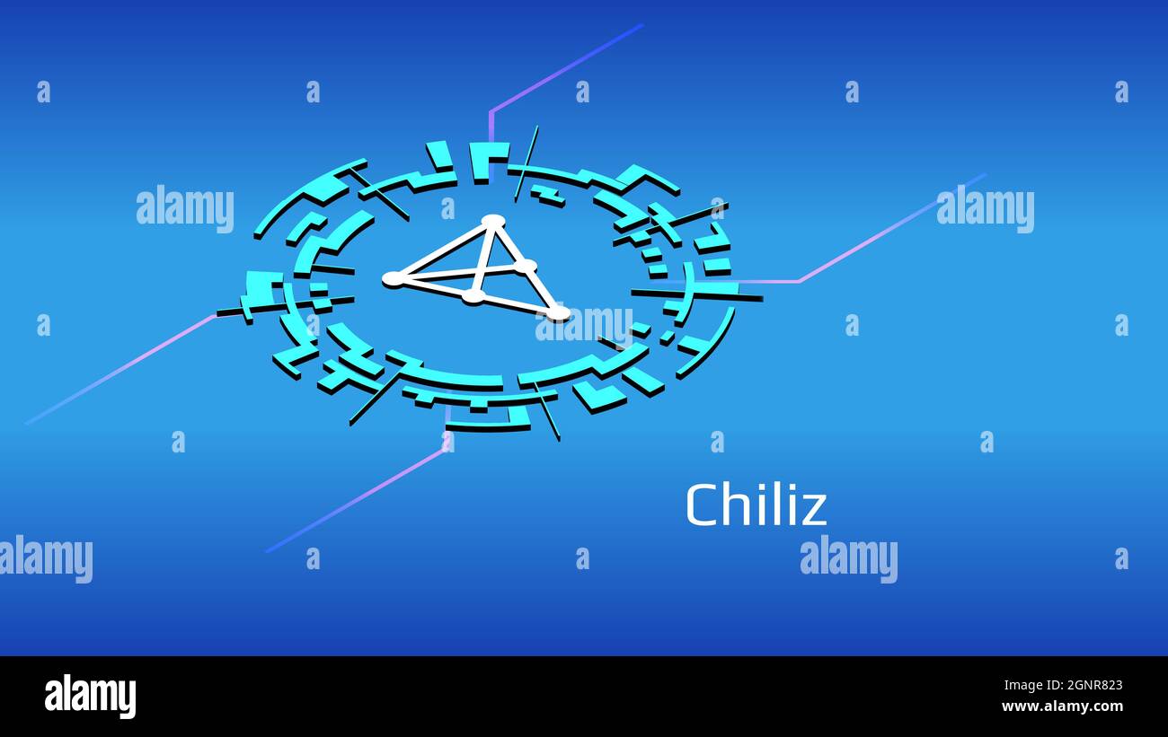 Chiliz CHZ symbole jeton logo crypto-monnaie, icône de pièce dans un cercle  isolé sur fond blanc. Illustration vectorielle Image Vectorielle Stock -  Alamy