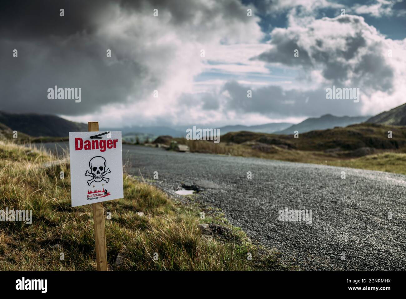 Fred Whitton Challenge, HardKnott Pass, Cumbria. Banque D'Images