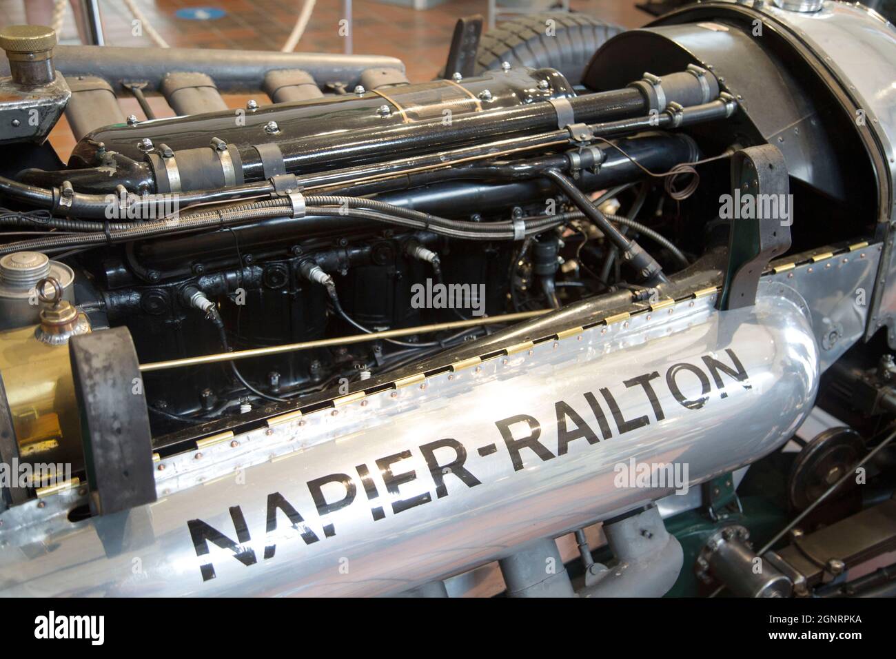 Voiture de course automobile Napier-Railton Endurance Record and Track 24 L, 1933, Brooklands Museum, Weybridge, Surrey,Angleterre Banque D'Images