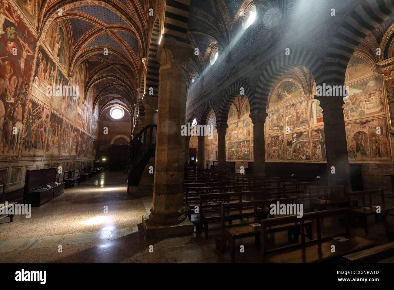 SAN GIMIGNANO, ITALIE Banque D'Images