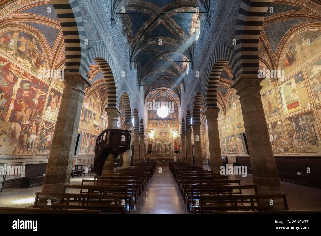 SAN GIMIGNANO, ITALIE Banque D'Images