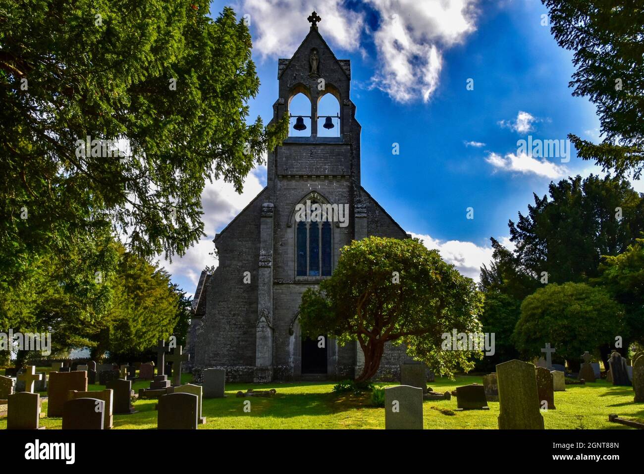 Église de la Sainte Trinité à Hardwicke. Banque D'Images