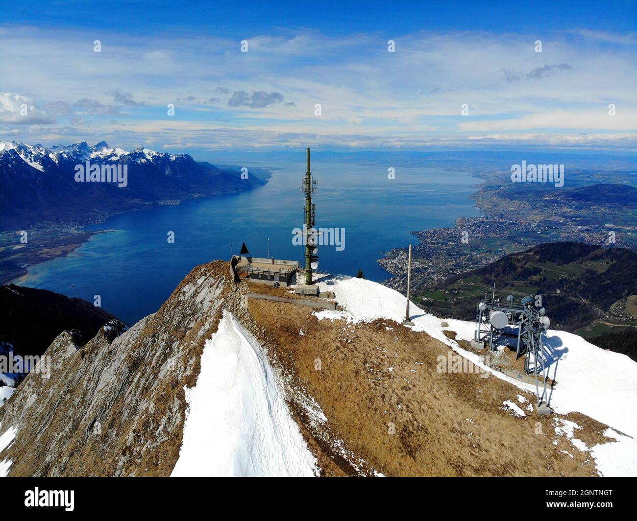 Rochers de Naye, Montreux Banque D'Images