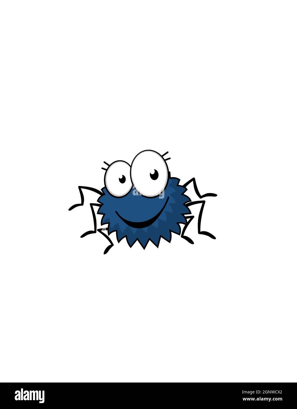 Mignon dessin animé insectes insecte mouche insecte miel abeille bourdon libellule papillon insectes isolés sur fond blanc Banque D'Images