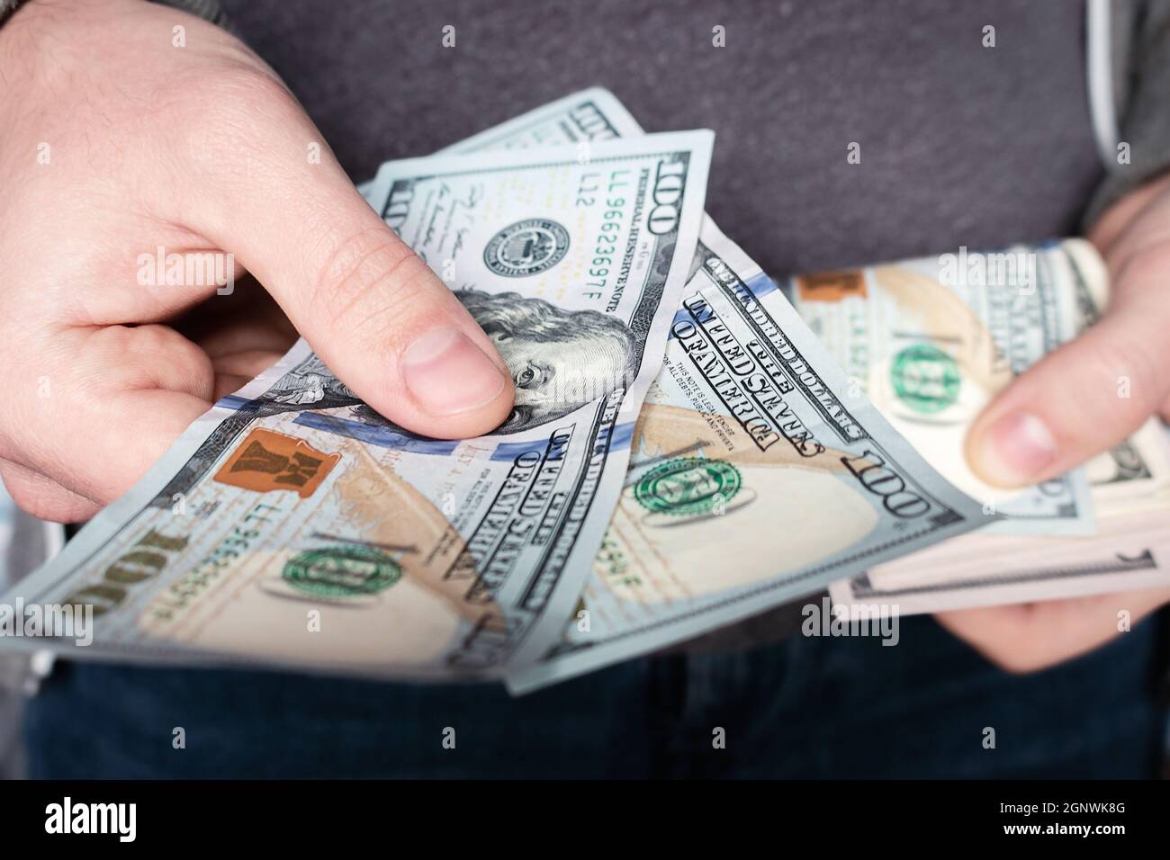 contient de l'argent. paie, achète, soudoiement, dette Banque D'Images