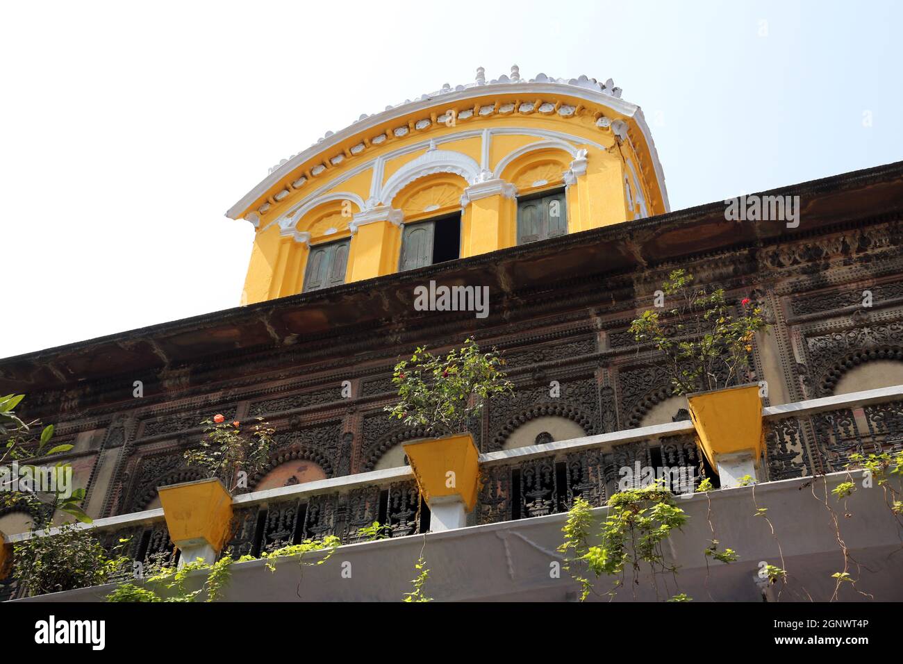 Chanua Temple Sree Sree Probhu à Kolkata, West Bengal, India Banque D'Images