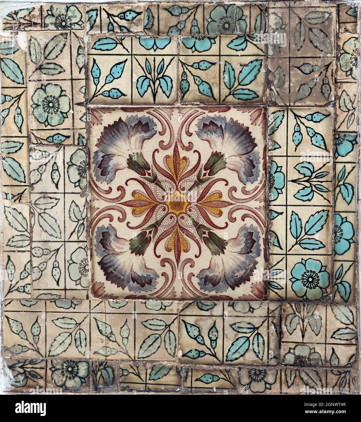 Jain temple, Kolkata, West Bengal, India Banque D'Images