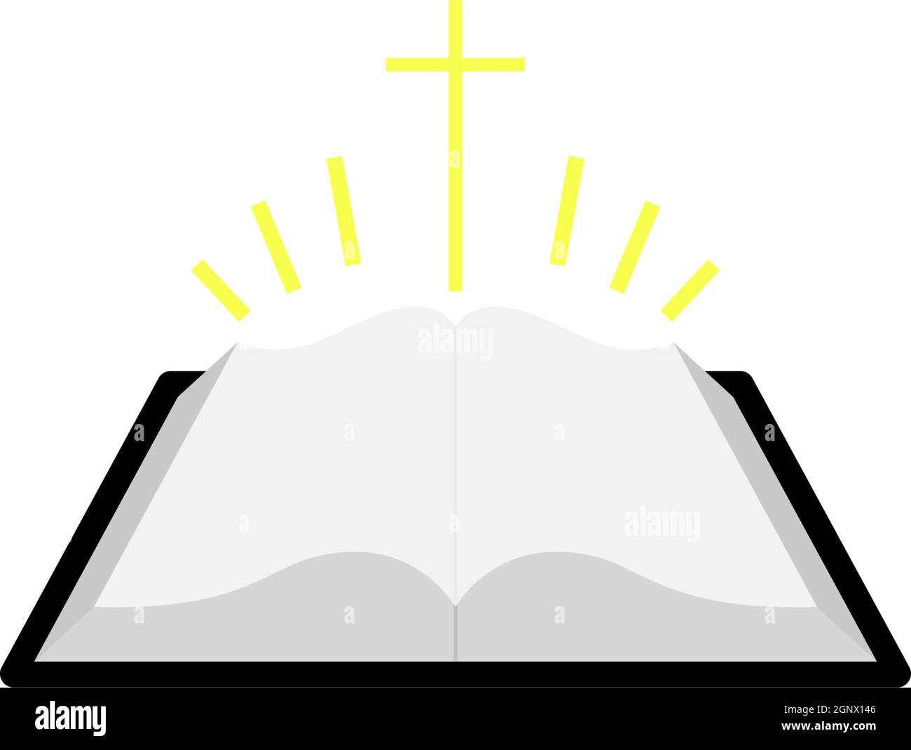 Icône de la Bible Holly Illustration de Vecteur