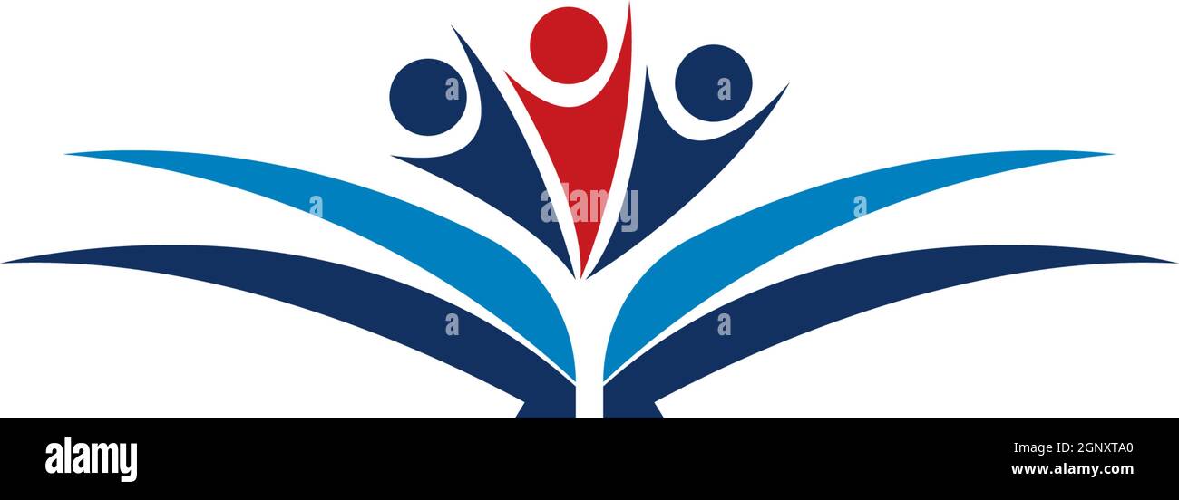 Vecteur de modèle de conception d'icône de logo de livre Illustration de Vecteur
