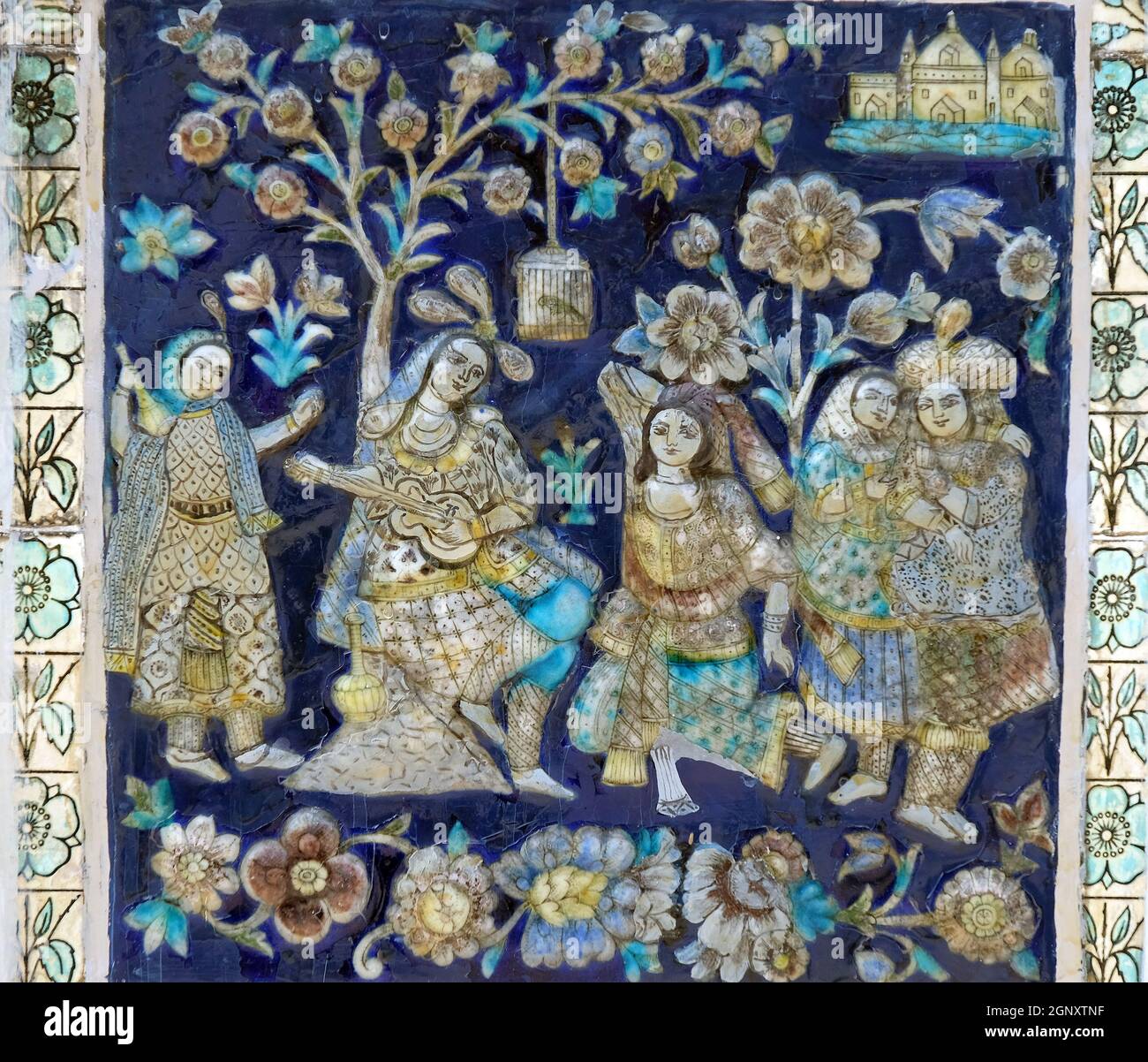 Temple Jain (également appelé Temple Parshwanath) à la rue du Temple Badridas à Kolkata, Bengale occidental, Inde Banque D'Images