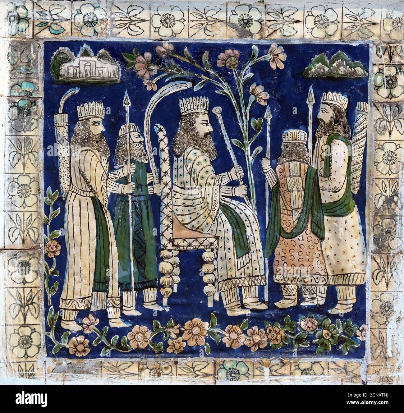 Temple Jain (également appelé Temple Parshwanath) à la rue du Temple Badridas à Kolkata, Bengale occidental, Inde Banque D'Images