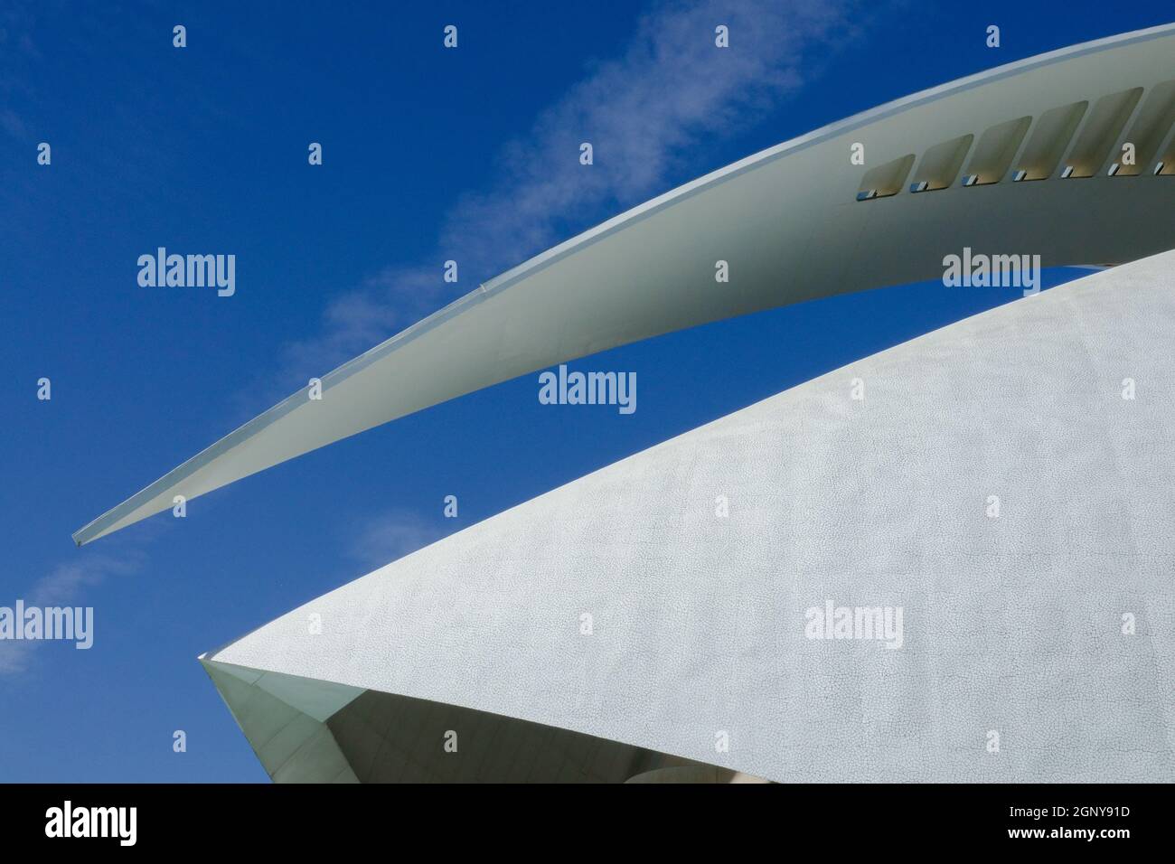 Espagne Architecture moderne de la ville Valence Banque D'Images