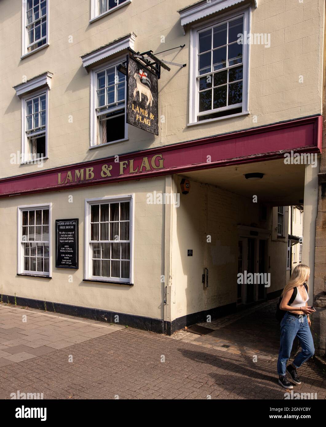 St. Giles, Oxford; une rue traversant le centre d'Oxford Banque D'Images