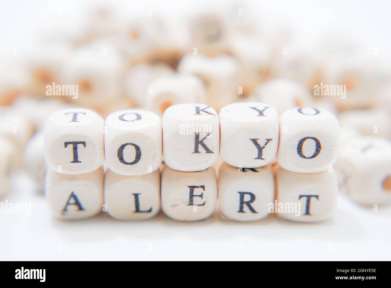 Alerte de blocage de Tokyo (ALERTE DE TOKYO). Lieu de tournage : zone métropolitaine de Tokyo Banque D'Images