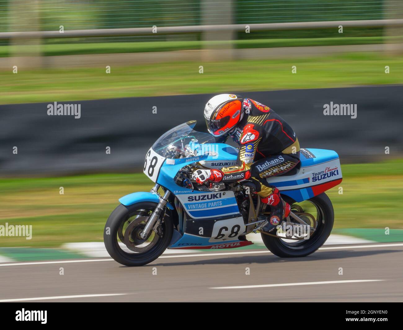 Michael Rutter, motard au Goodwood Revival 2021 Banque D'Images