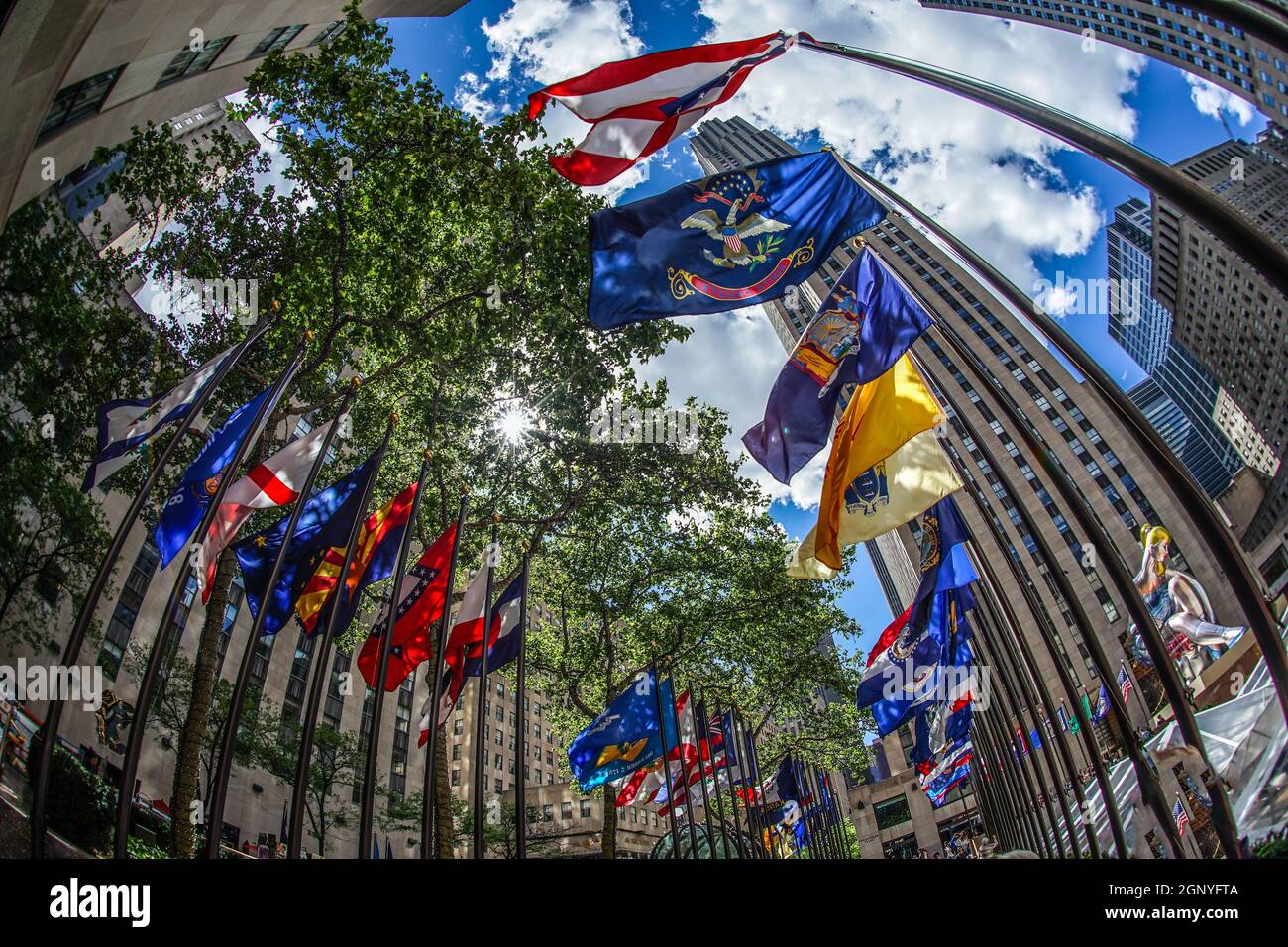 Image du Rockefeller Center (New York). Lieu de tournage : New York, Manhattan Banque D'Images Image du Rockefeller Center (New York). Lieu de tournage : New York, Manhattan Banque D'Images