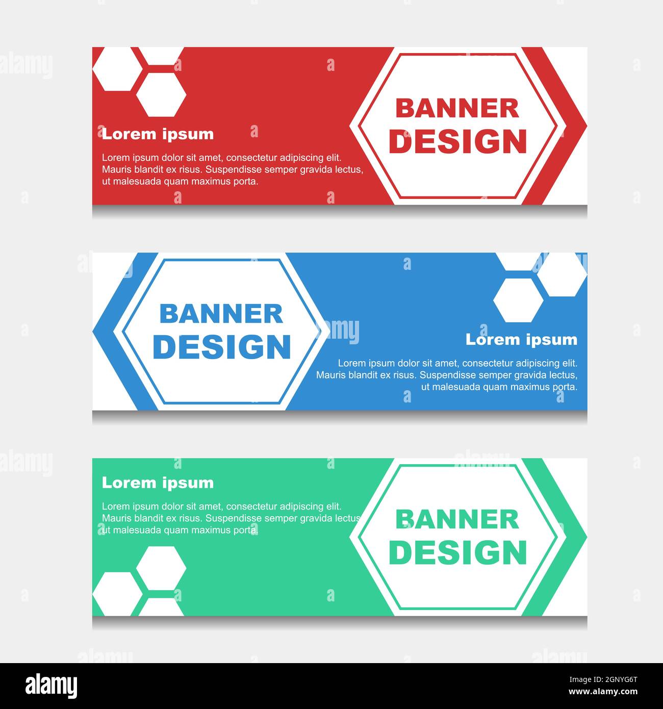 Ensemble de modèle Web de bannière de conception. Peut être utilisé pour la mise en page de flux de travail, le diagramme, la conception Web et le vecteur d'étiquette Illustration de Vecteur