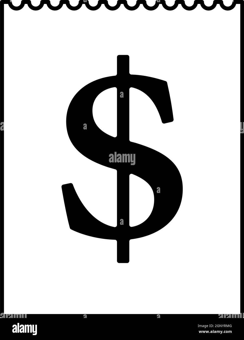 Icône de calendrier dollar Illustration de Vecteur