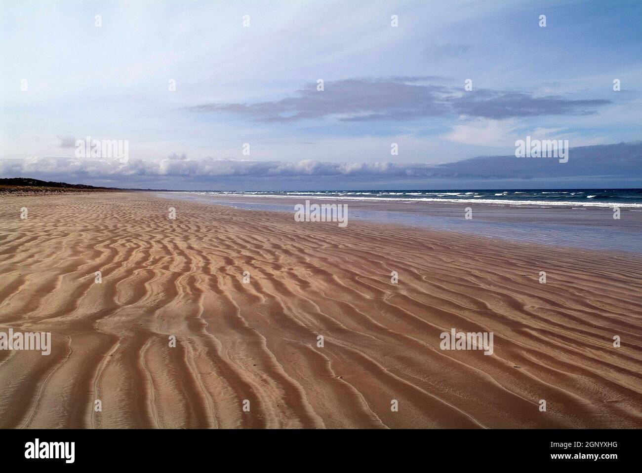 Plage de sable près des Granites en Australie méridionale Banque D'Images