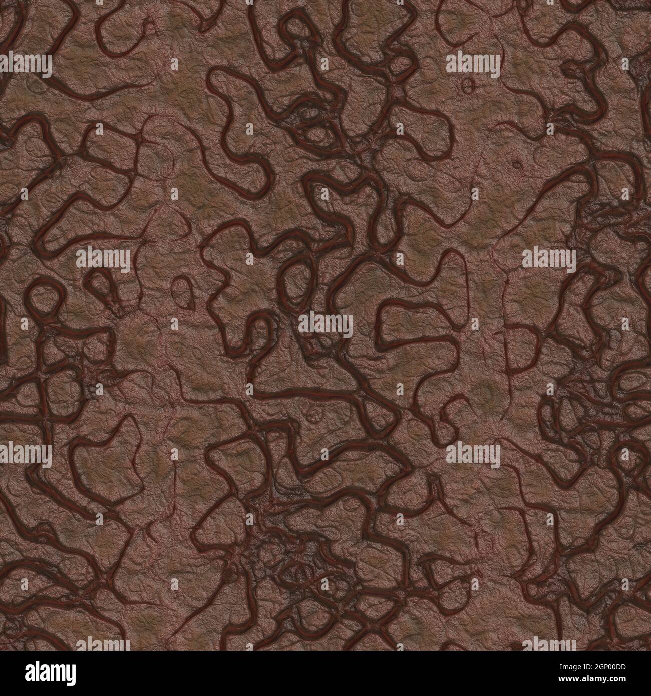Veines de tendril rampant 3D illustration texture sans couture Banque D'Images
