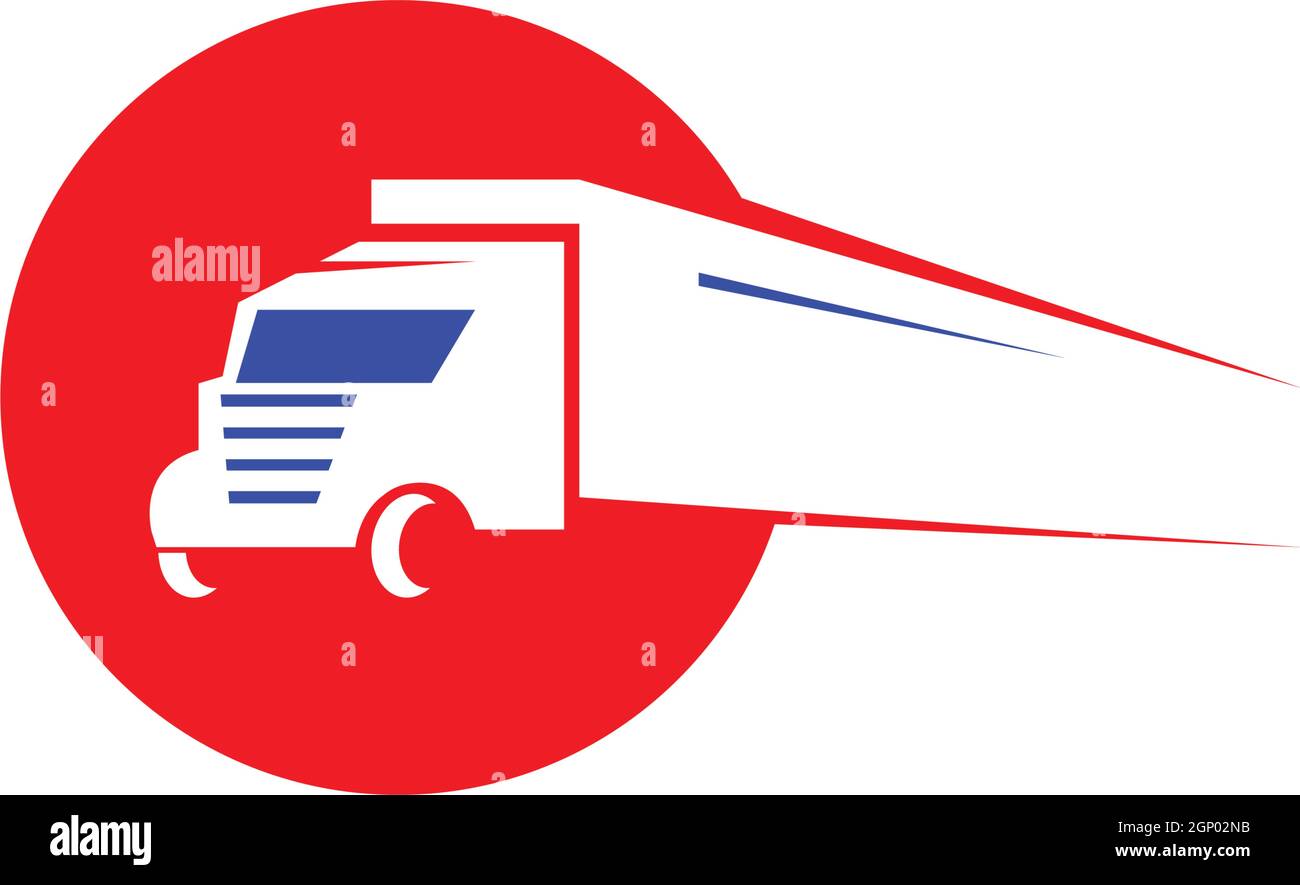 illustration vectorielle du logo de l'icône du chariot Illustration de Vecteur