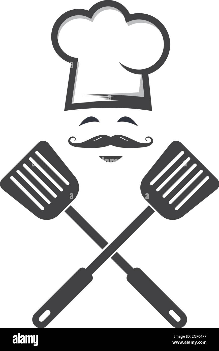 illustration vectorielle du logo du chapeau chef Illustration de Vecteur