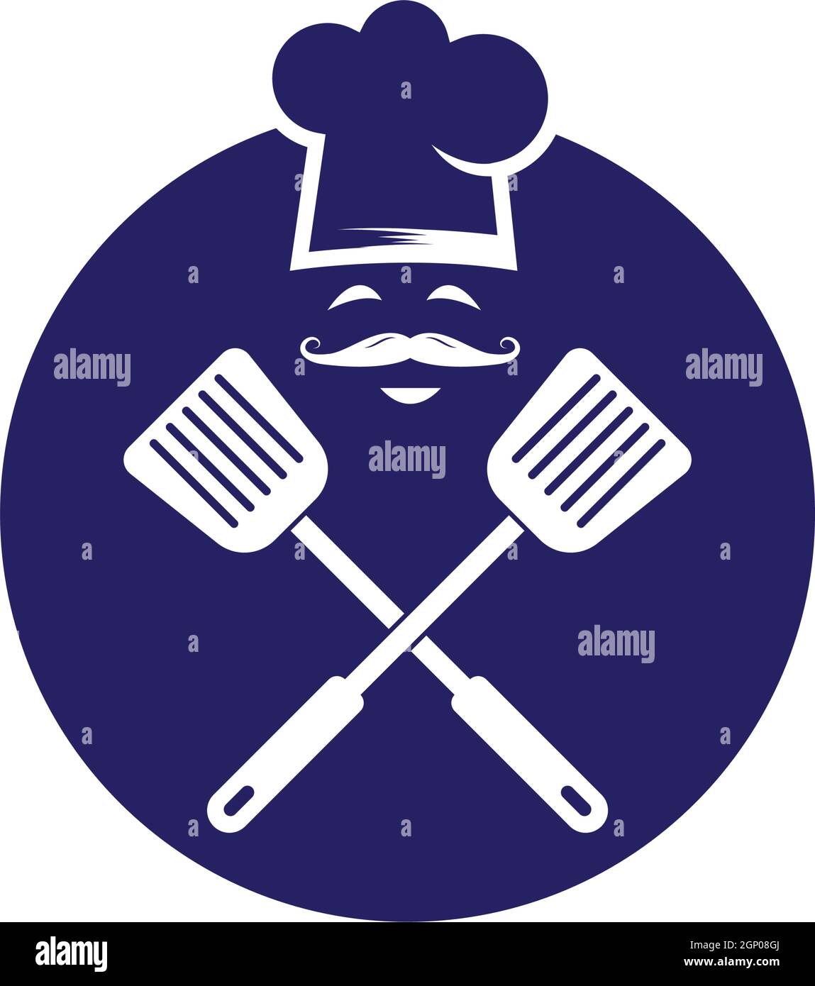 illustration vectorielle du logo du chapeau chef Illustration de Vecteur