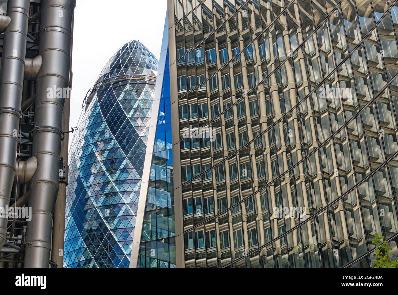 Architecture moderne dans la City de Londres, Londres, Angleterre Banque D'Images
