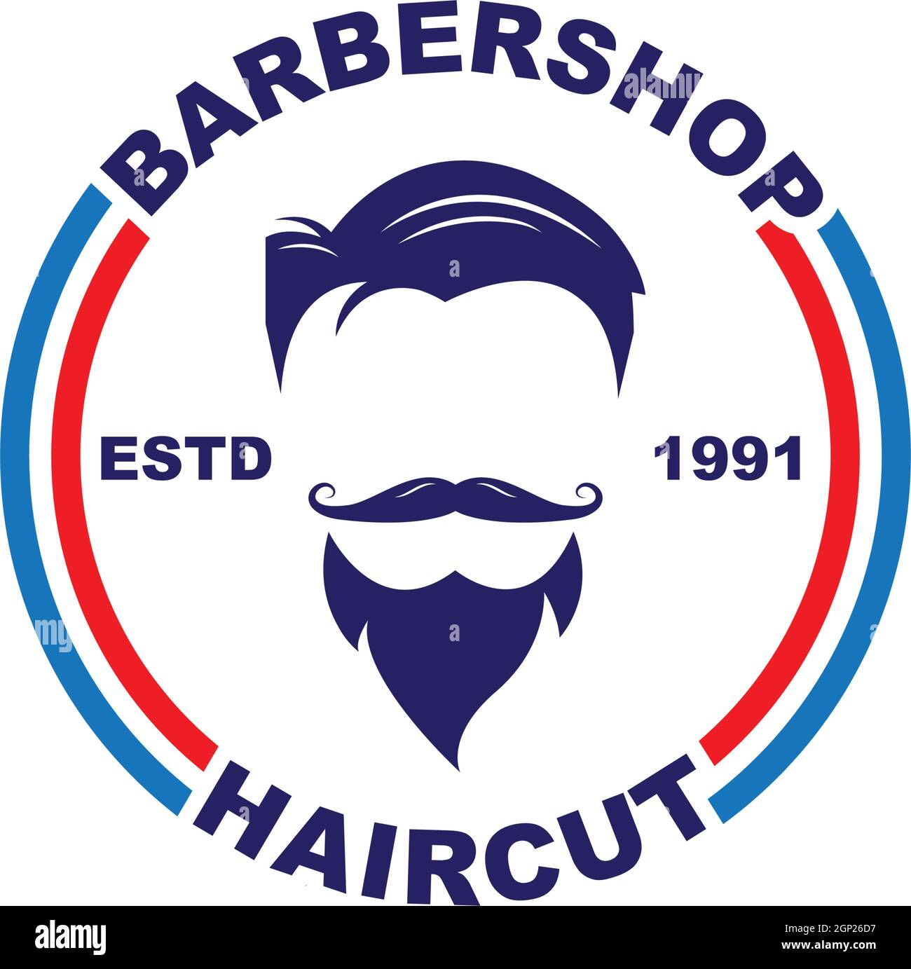 icône du salon de coiffure icône vectorielle Illustration de Vecteur